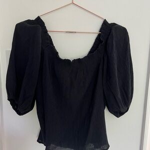 A&F Navy Women's Top